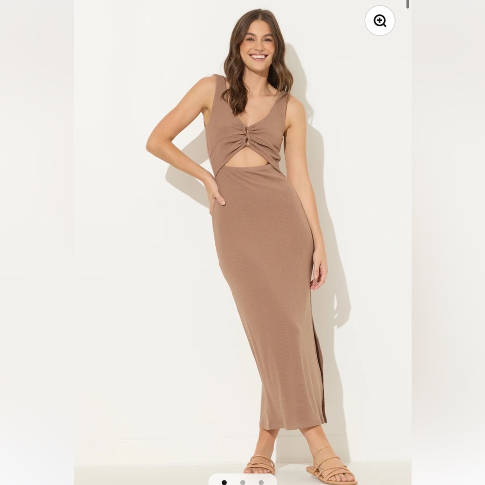 Ocean Drive ribbed midi dress size large NWT brand new never worn before